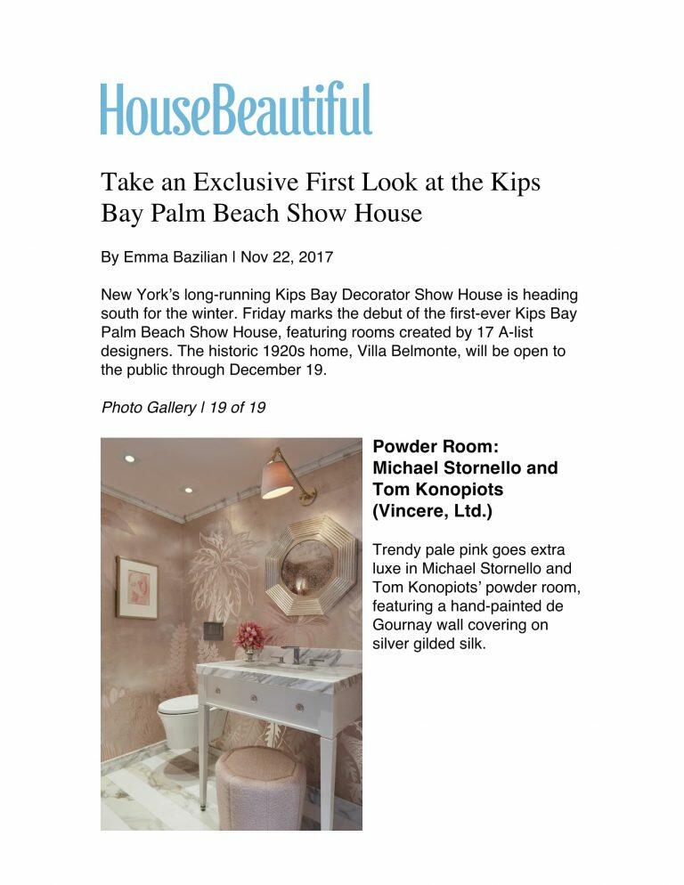 Kips Bay Palm Beach Florida House Beautiful