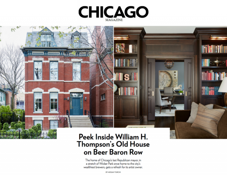 Historic Wicker Park Home Design In Chicago Magazine