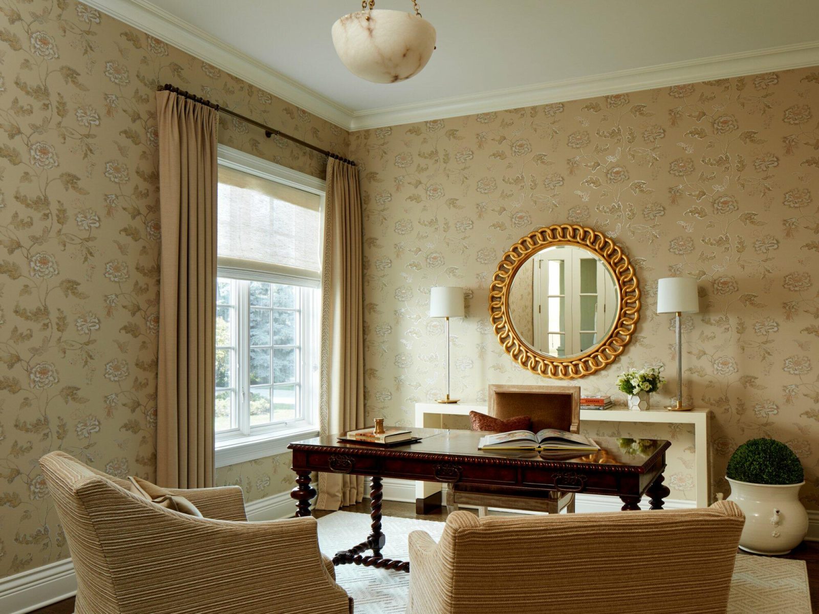 Chic Home Office in Chicago