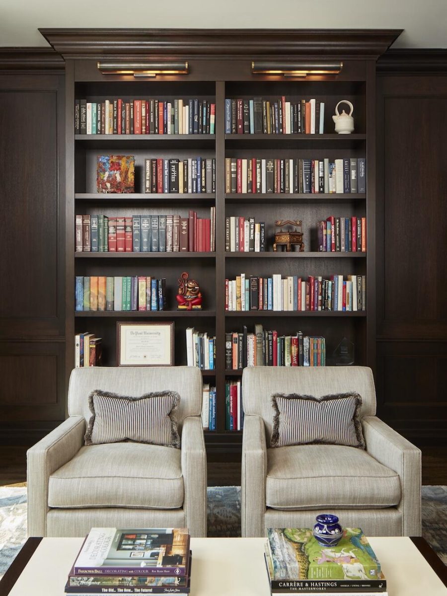 Custom Millwork in a Traditional Home Office