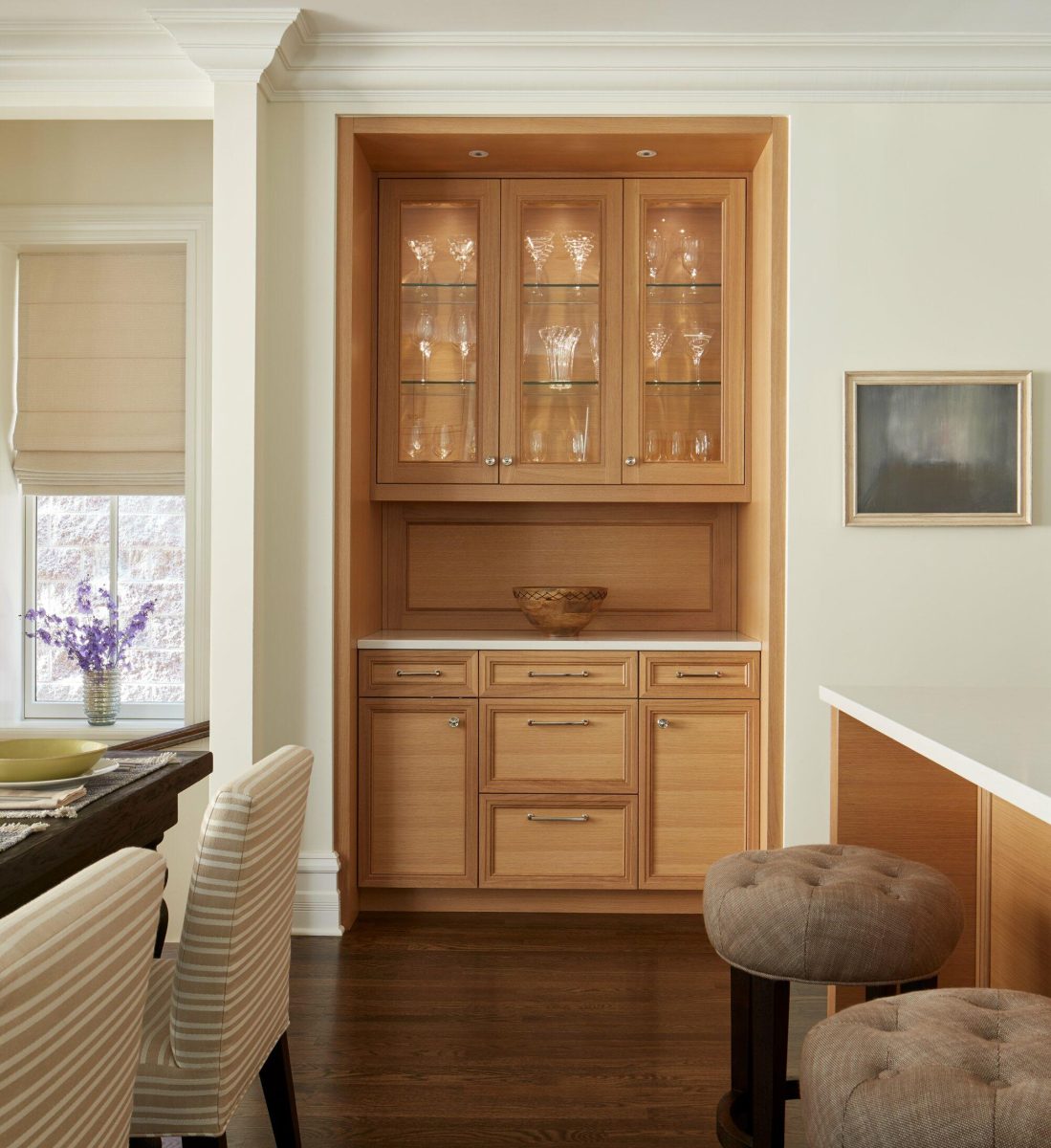 Light Wood Custom Cabinetry and Kitchen Storage