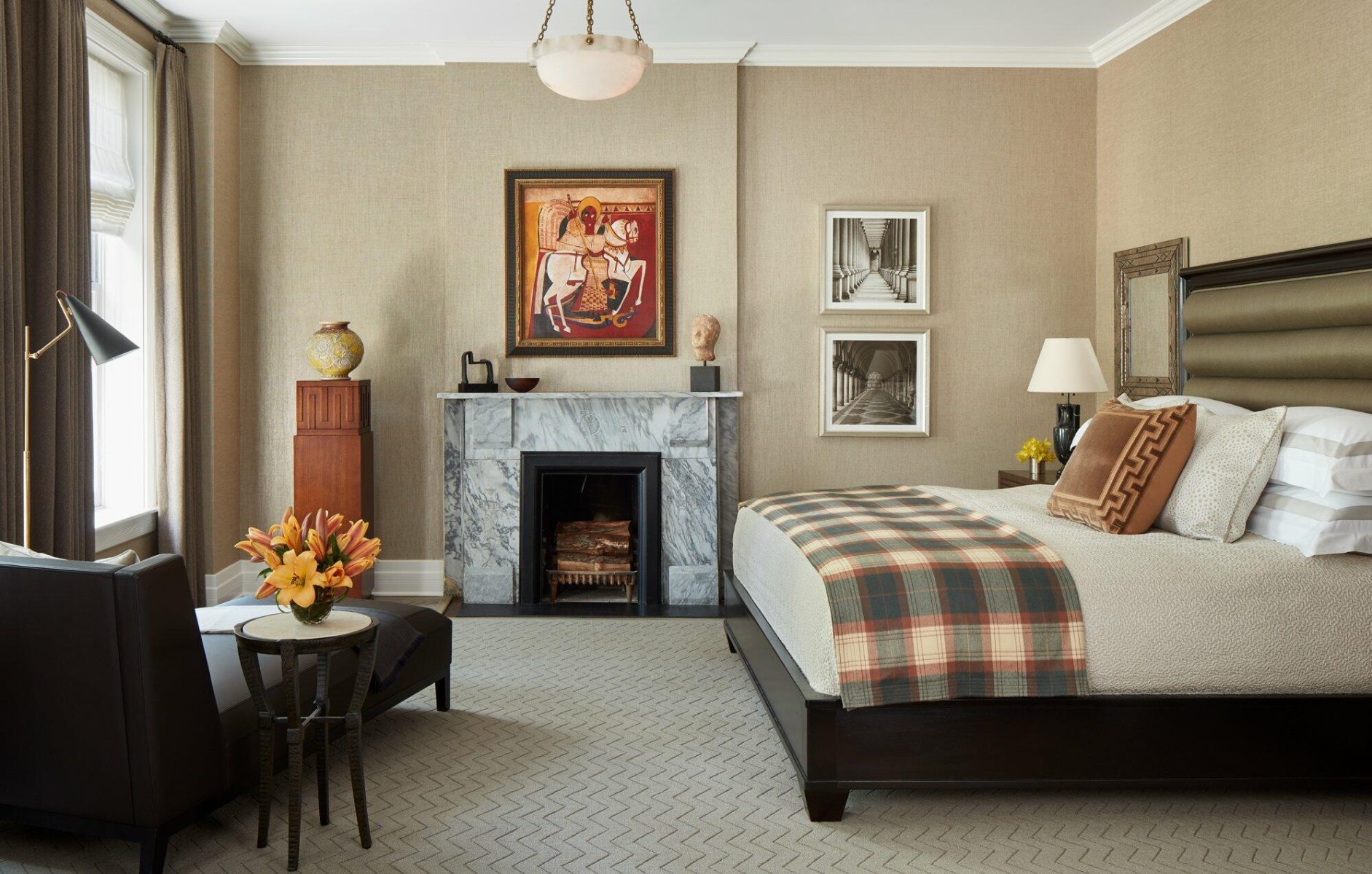 Luxurious Fine Art Bedroom Design in Chicago