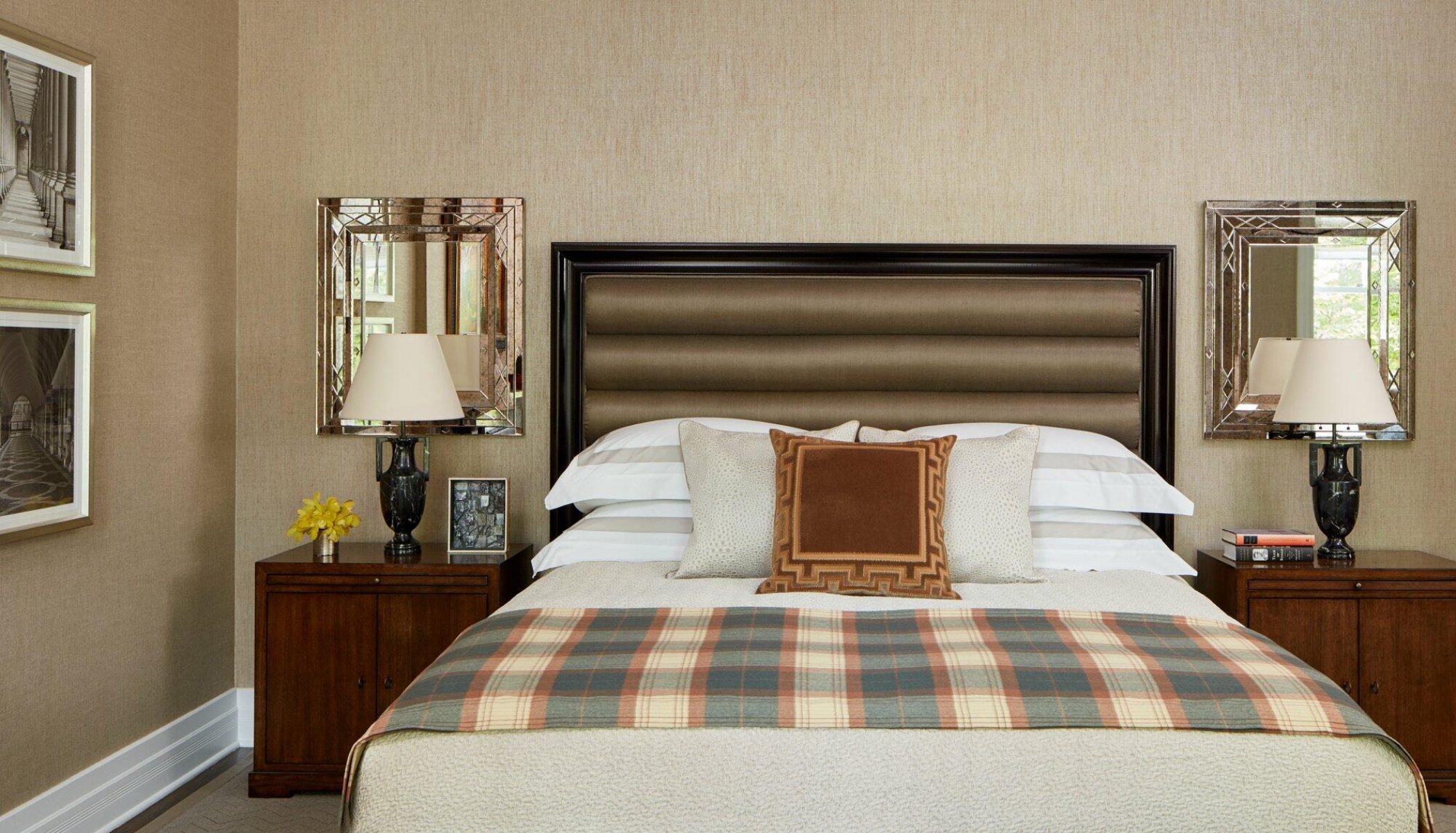 Neutral Primary Bedroom Decor in Wicker Park