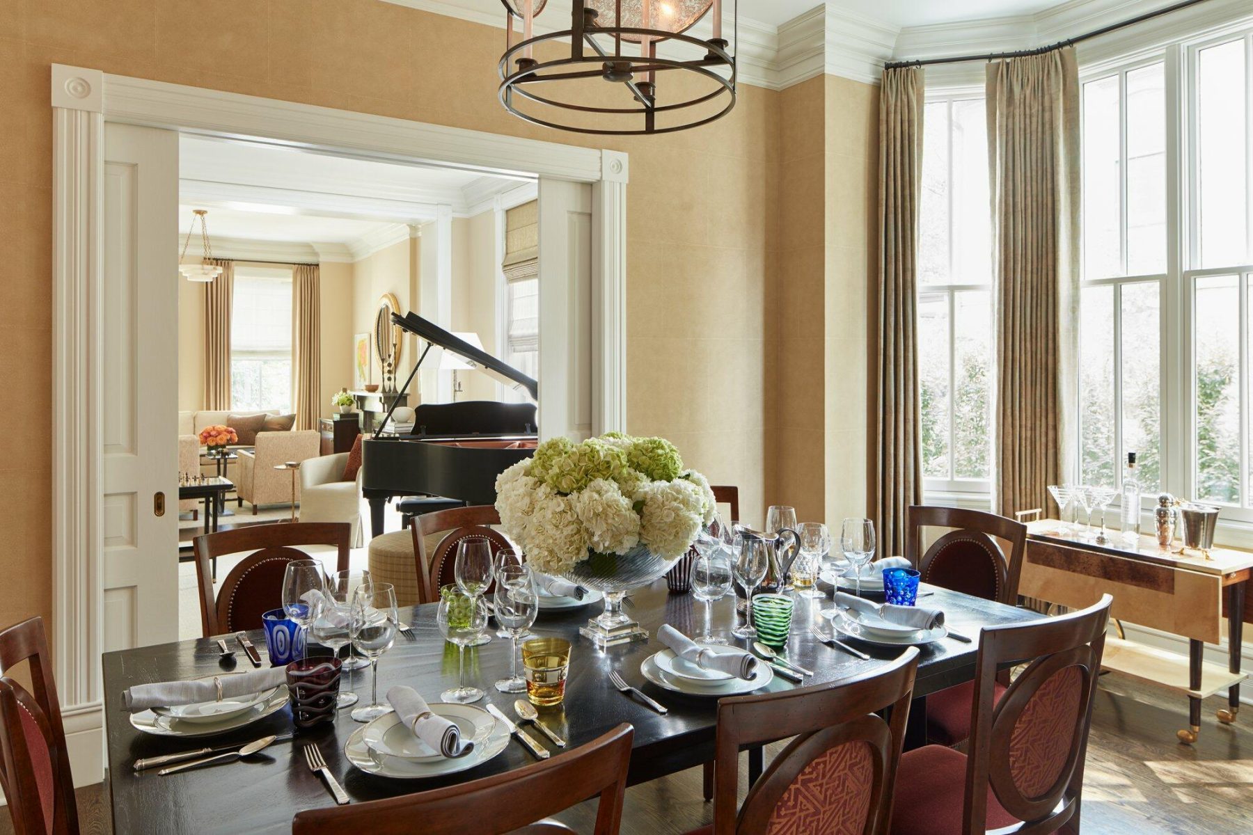 Formal Dining Room With Natural Light