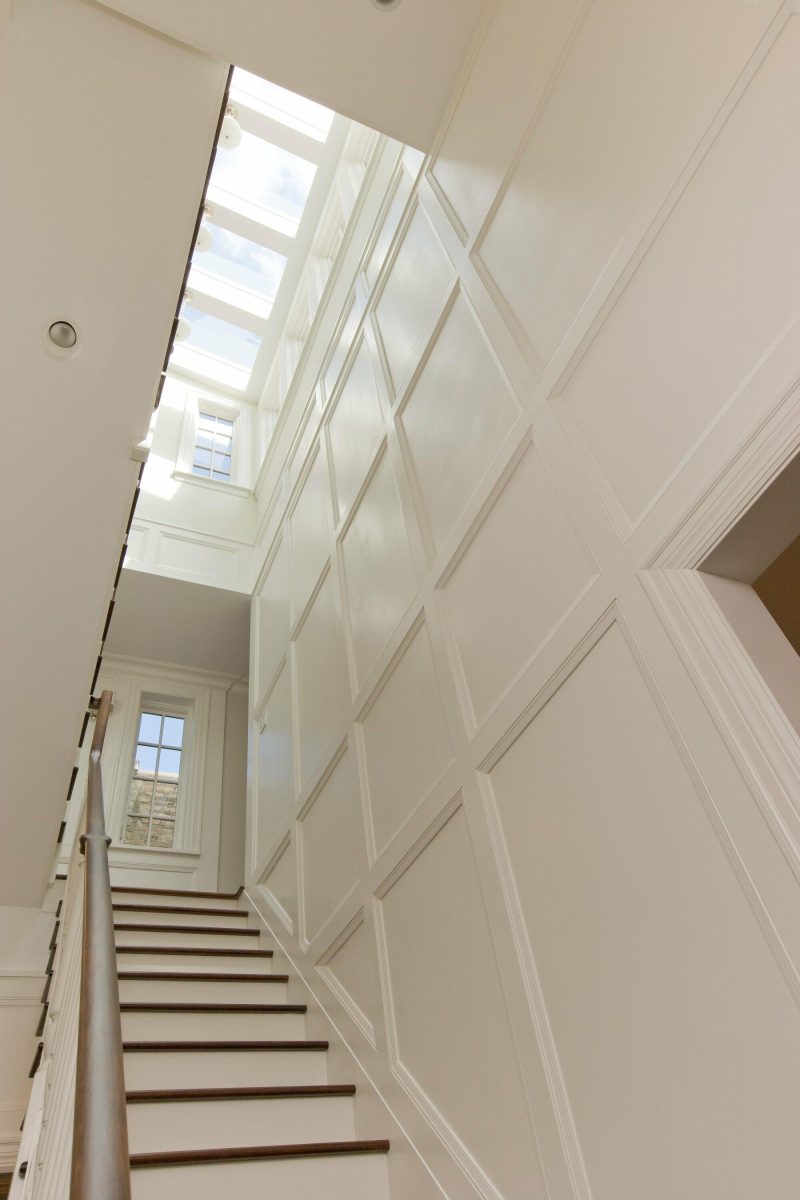 Custom White Millwork With Natural Light