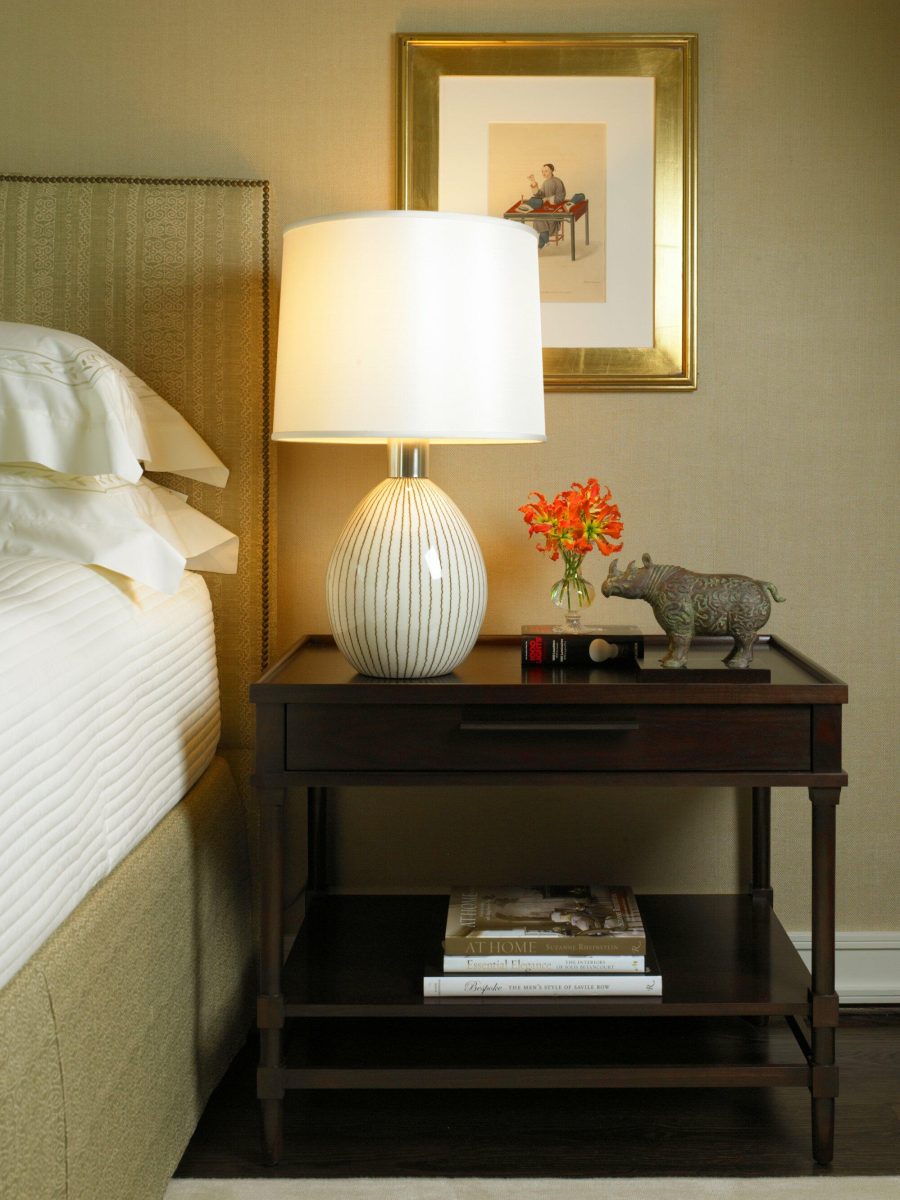 Bedside Table Bedroom Gold Frame