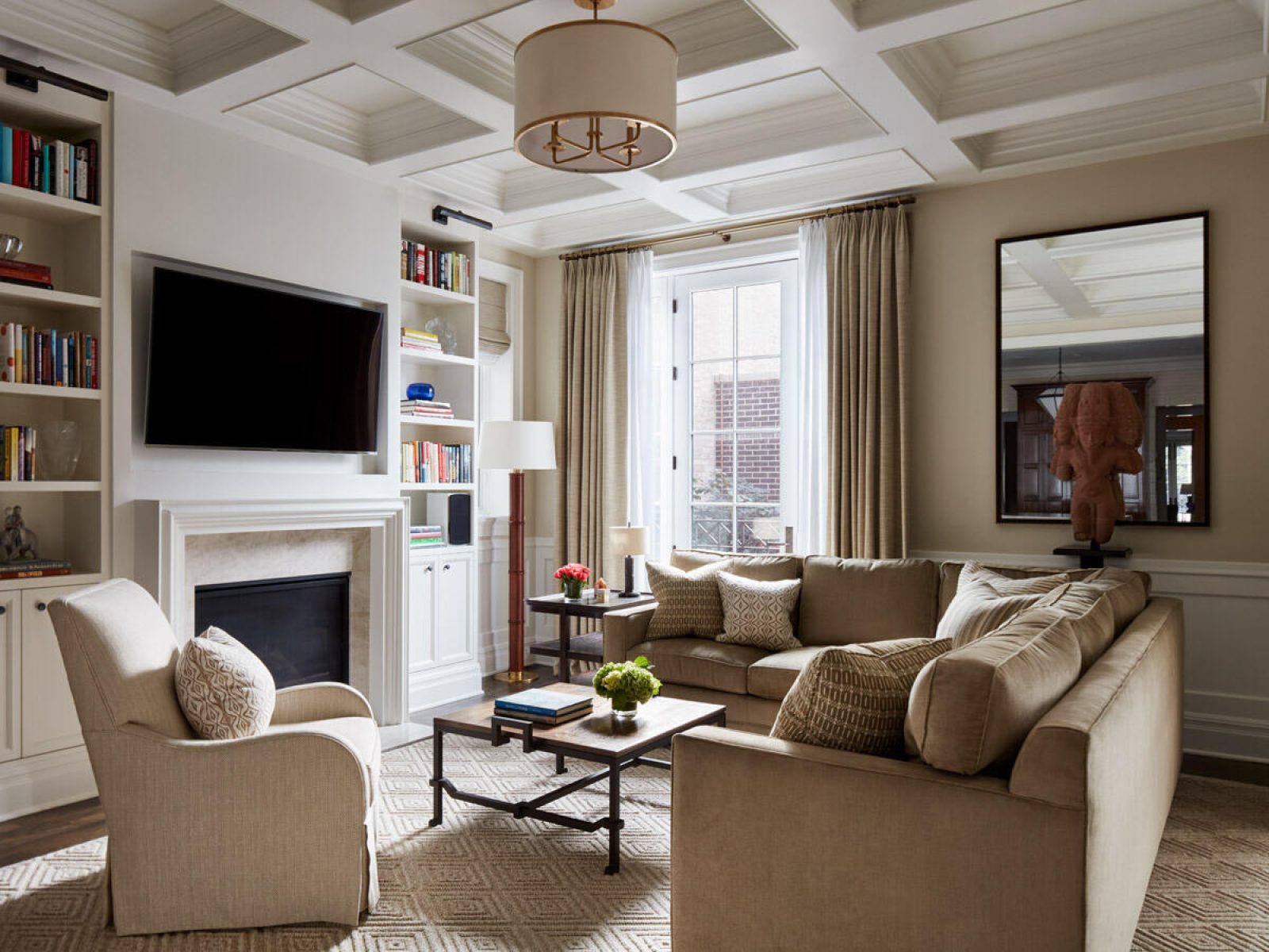 Cozy Great Room Design in Chicago