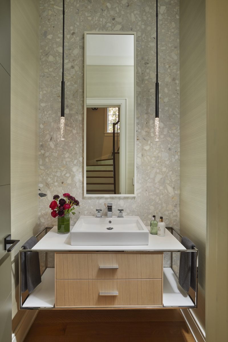 Lincoln Park Single-Family Home Powder Room