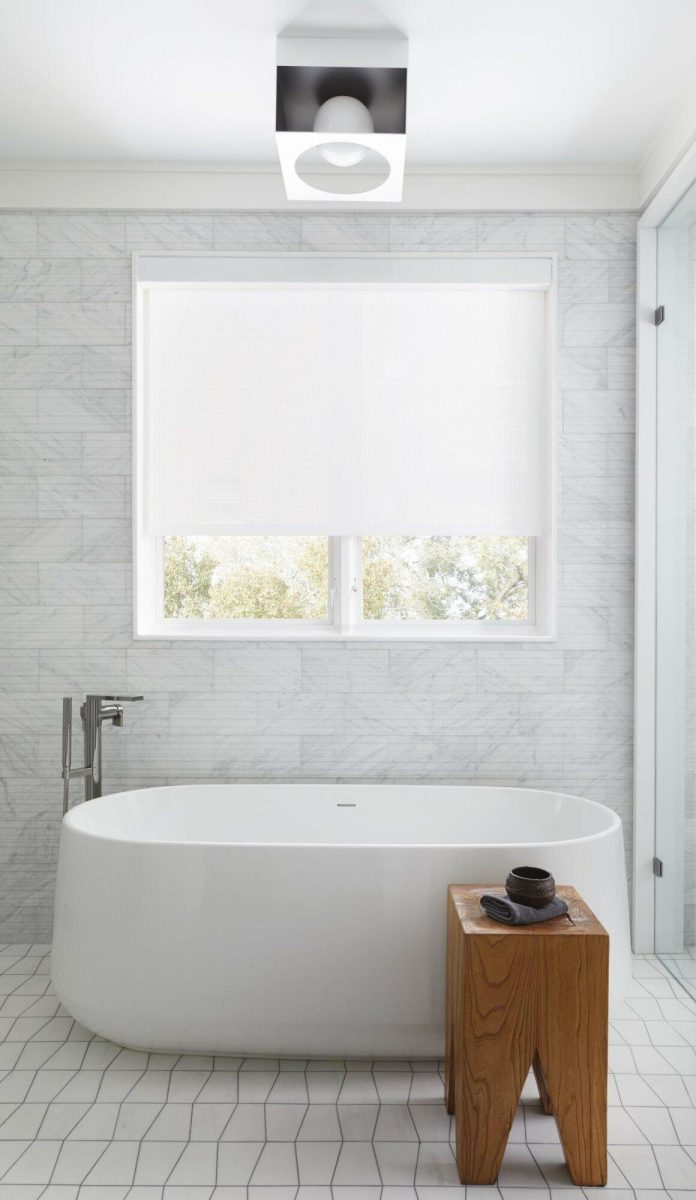 Bathroom Design in Lincoln Park with Freestanding Bathtub
