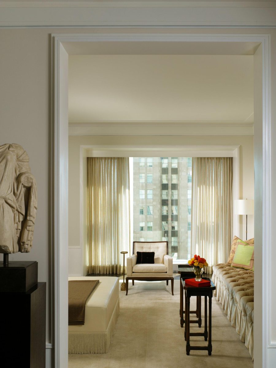 Bright Sitting Room Entry with Floor to Ceiling Windows