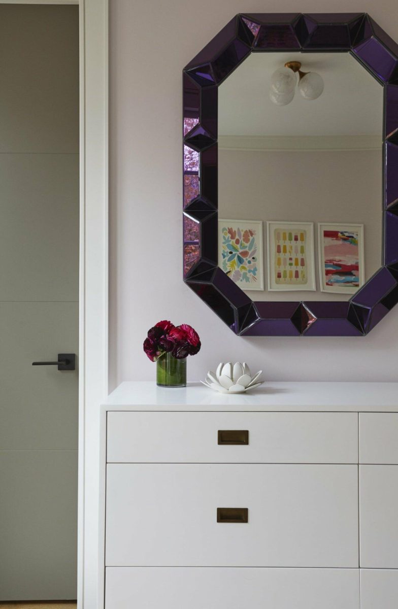 Angular Mirror Bedroom Decor